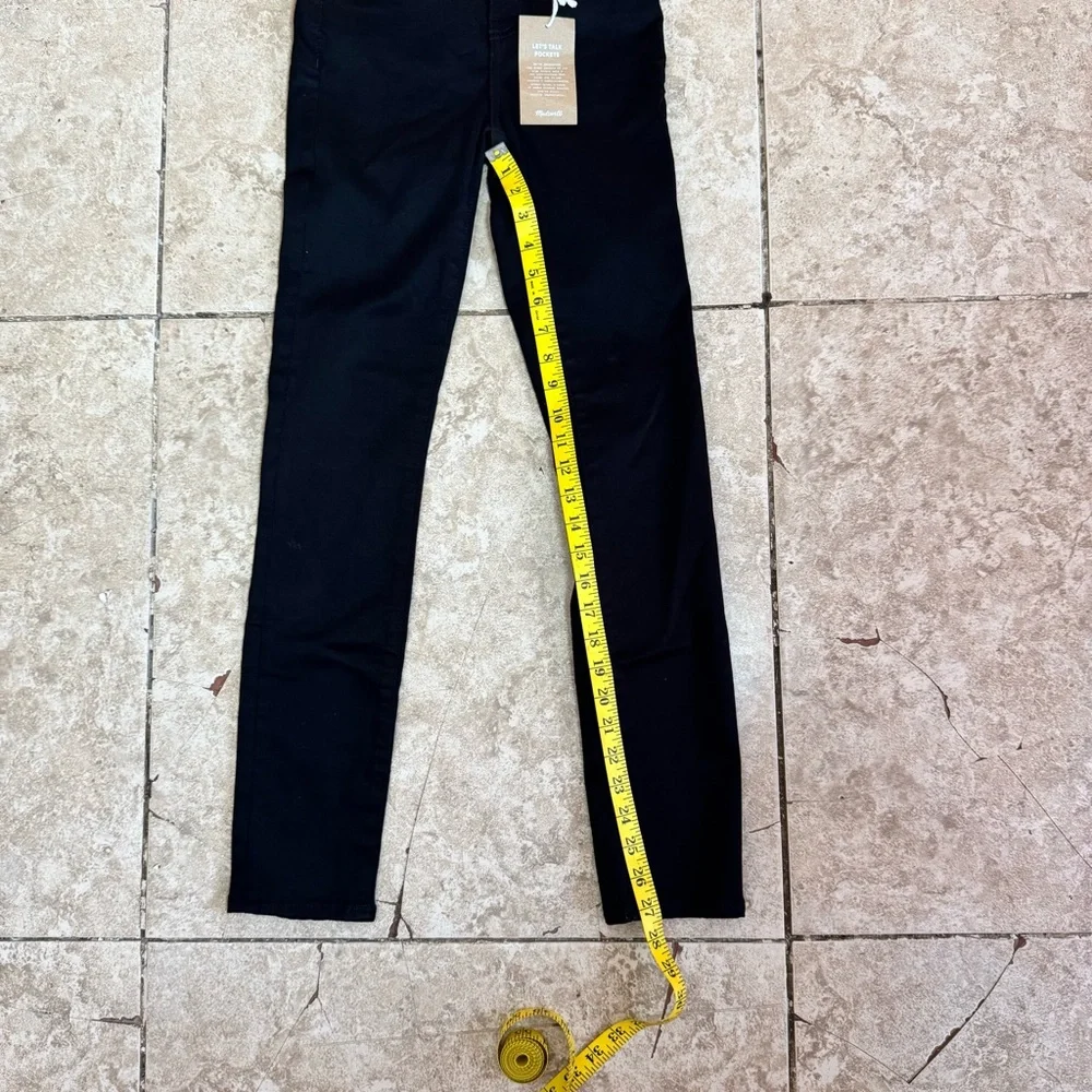Madewell Curvy‎ High Rise Skinny Black Jenas 23 - Picture 6 of 7